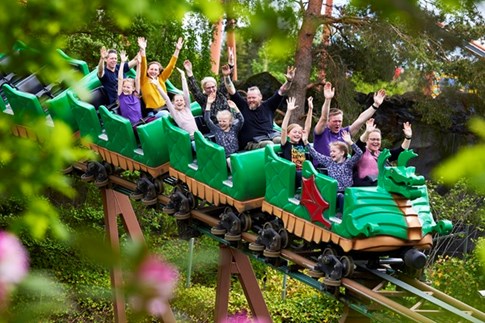 Middelalderrutschebanen Dragen i LEGOLAND® Billund Resort
