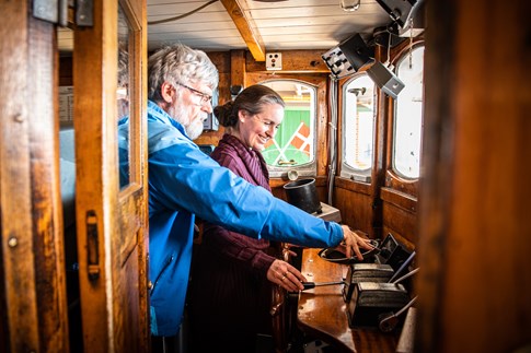 Personer i skibets styrhus