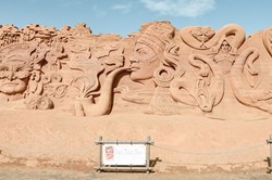 Sandskulpturfestival i Søndervig tæt på Hvide Sande