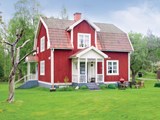 Dejligt feriehus til 6 personer beliggende i et stort vildmarksområde, med smuk natur omkring i Vimmerby, kun 19 km fra Astrid Lindgrens Verden.