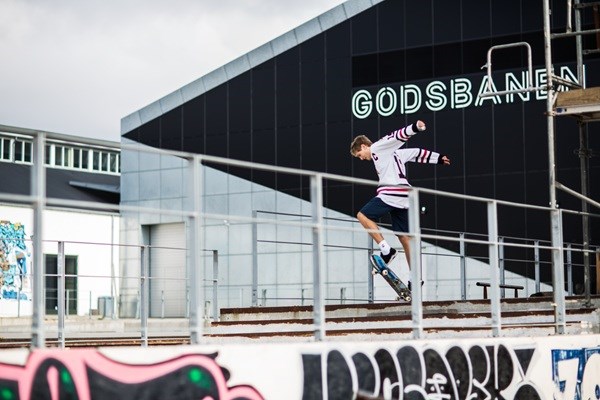 Skater på Godsbanen i Aarhus