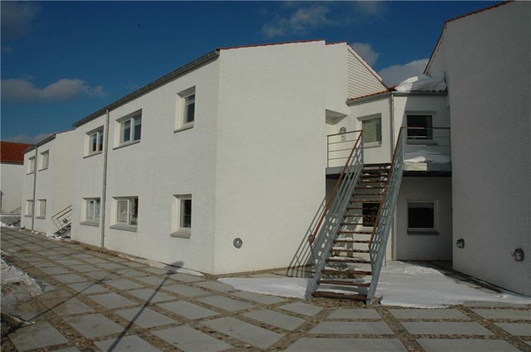 Lækker lejlighed på 1. sal til 8 personer ved Hotel Ebeltoft Strand beliggende med udsigt over Ebeltoft Vig.