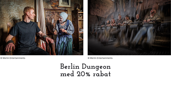 Berlin Dungeon med 20% rabat
