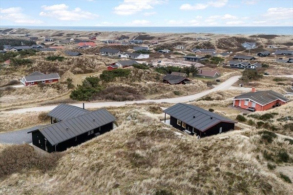 Sommerhuse med fjordudsigt ved Hvide Sande
