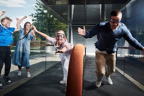 orkansimulator i Universe Science Park