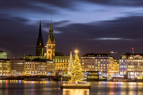 Juletræ på Binnenalster