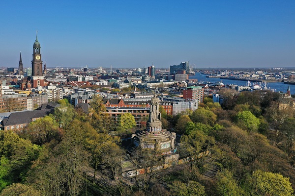 Udsigten fra St. Michaelis Kirche 