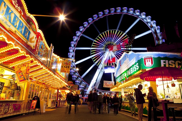 Reeperbahn i St. Pauli by night
