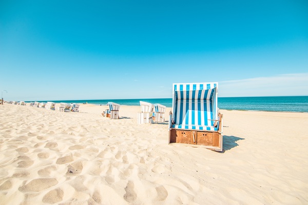 Westerland Strand på Sylt