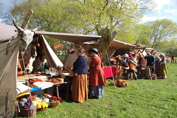 Et autentisk vikingemarked