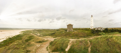 Fyrtårn og bunker nær Blåvand