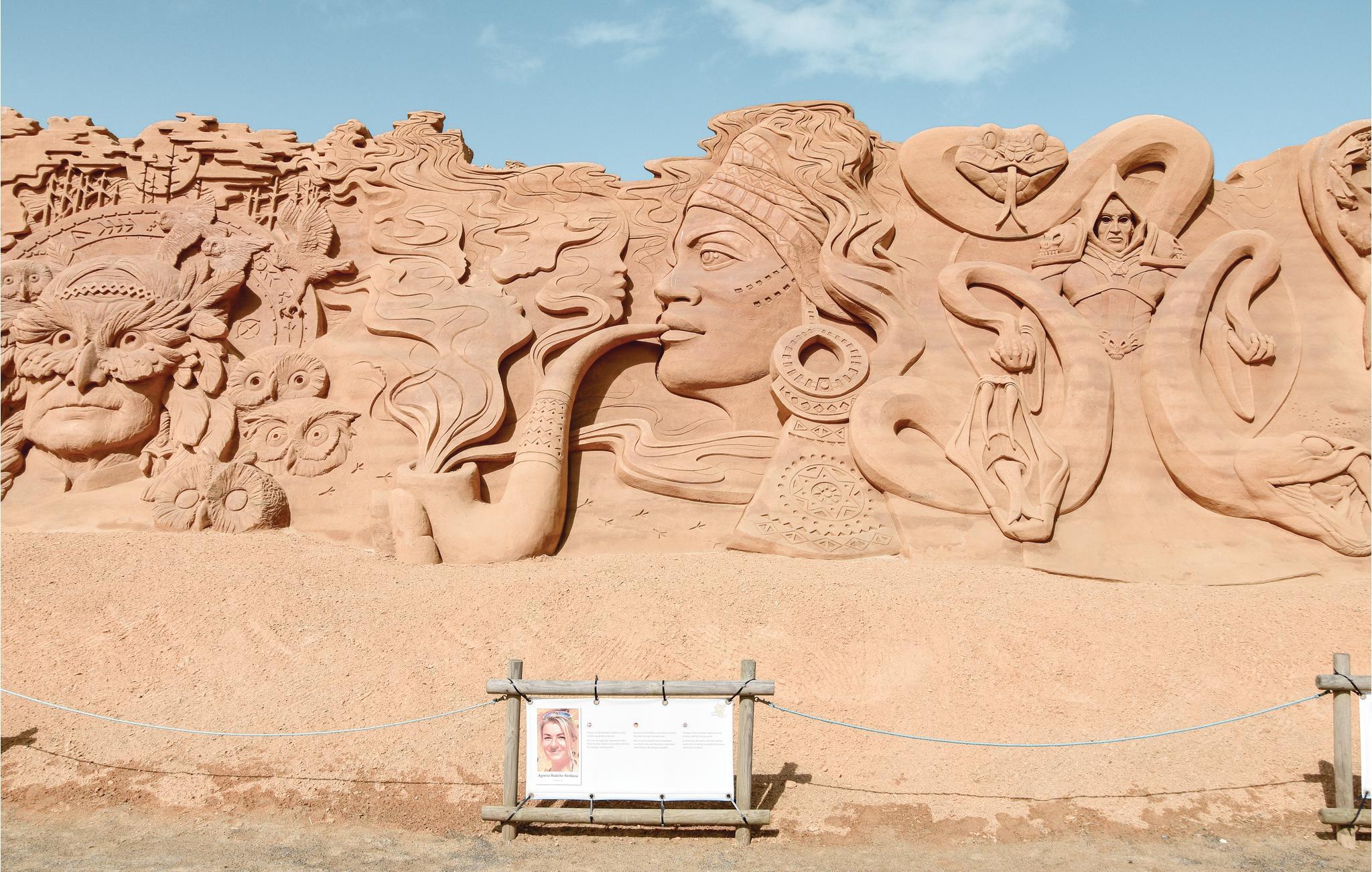 Sandskulpturfestival i Søndervig tæt på Hvide Sande