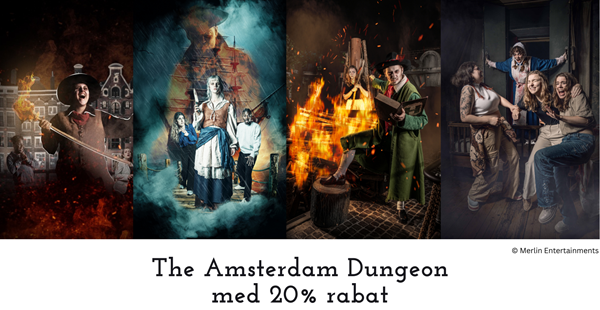 The Amsterdam Dungeon med 20% rabat