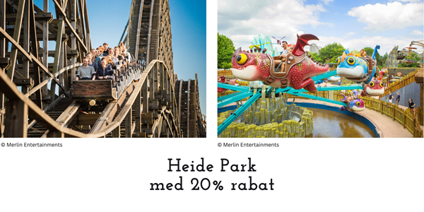 Heide Park med 20% rabat