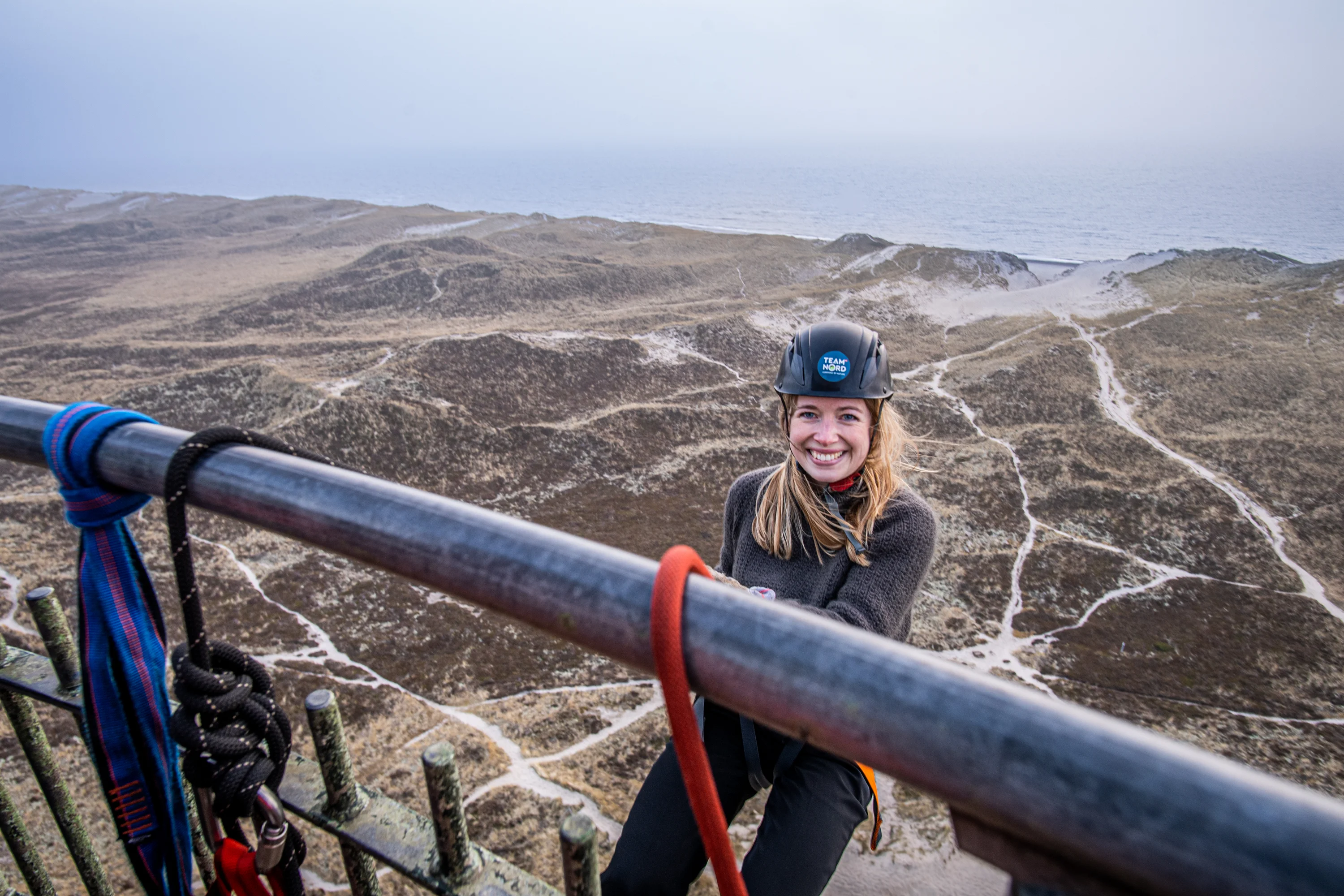 Rappelling fra Lyngvig Fyr
